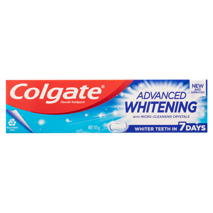 Colgate Toothpaste Advanced Whitening 115g