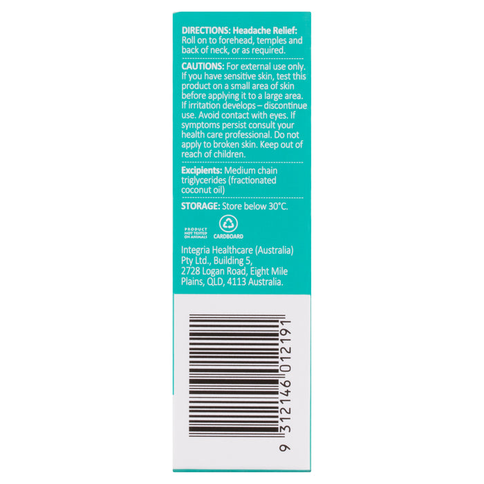 Thursday Plantation Headache Pain Relief Roll On 9ml