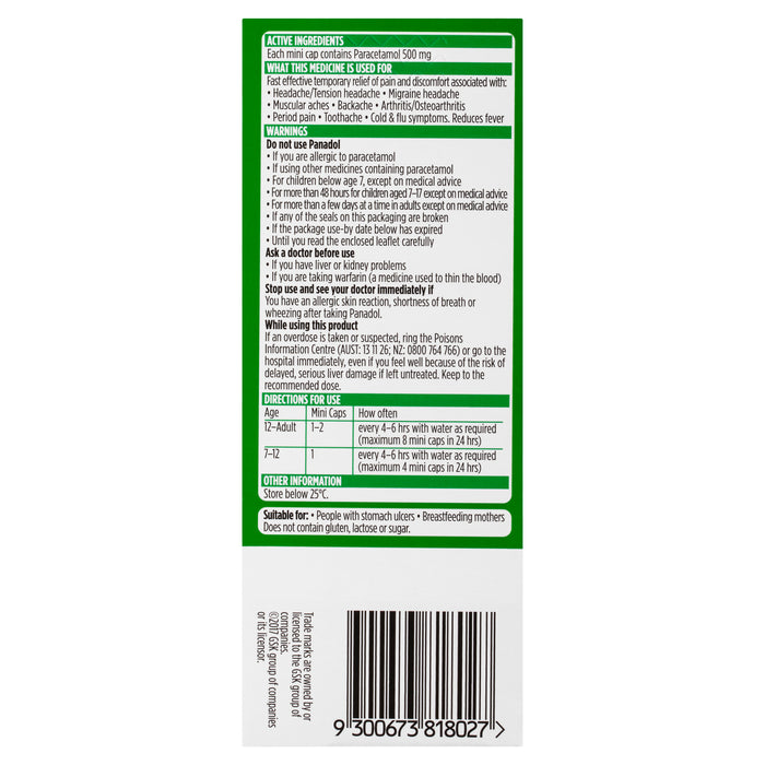 Panadol Mini Capsules 48