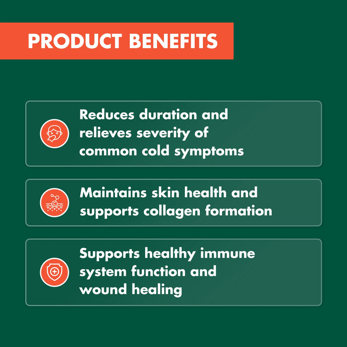 Nature's Own Zinc + C Chew 60 Tablets.