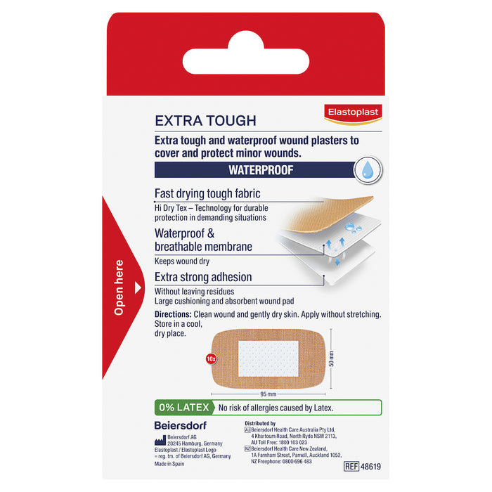 Elastoplast Heavy Fabric Waterproof Extra Large 10