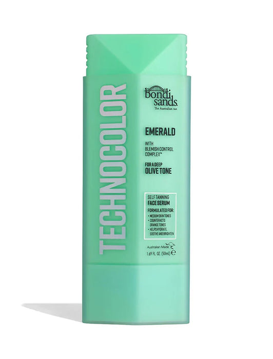 Bondi Sands Technocolor Self Tan Face Serum Emerald 50ml