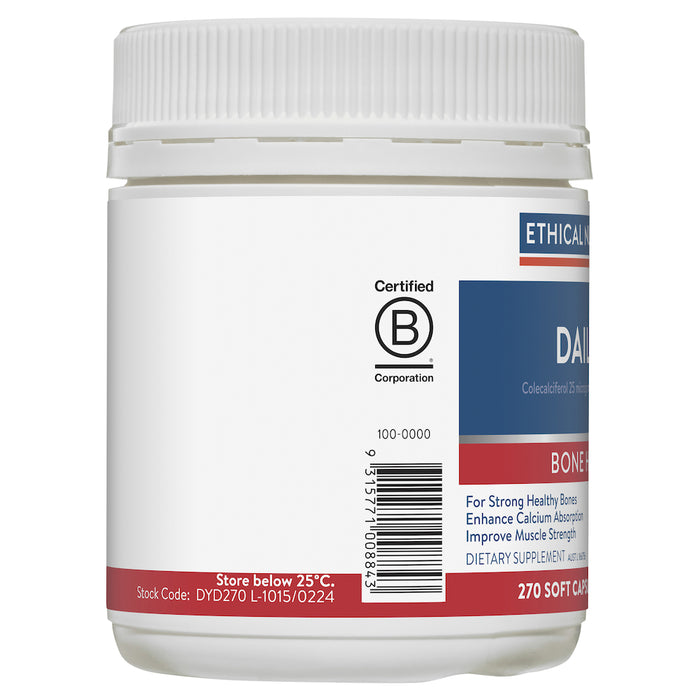 Ethical Nutrients Daily D 270 Capsules