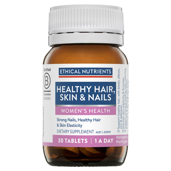 Ethical Nutrients Healthy Hair Skin & Nails 30 Tablets