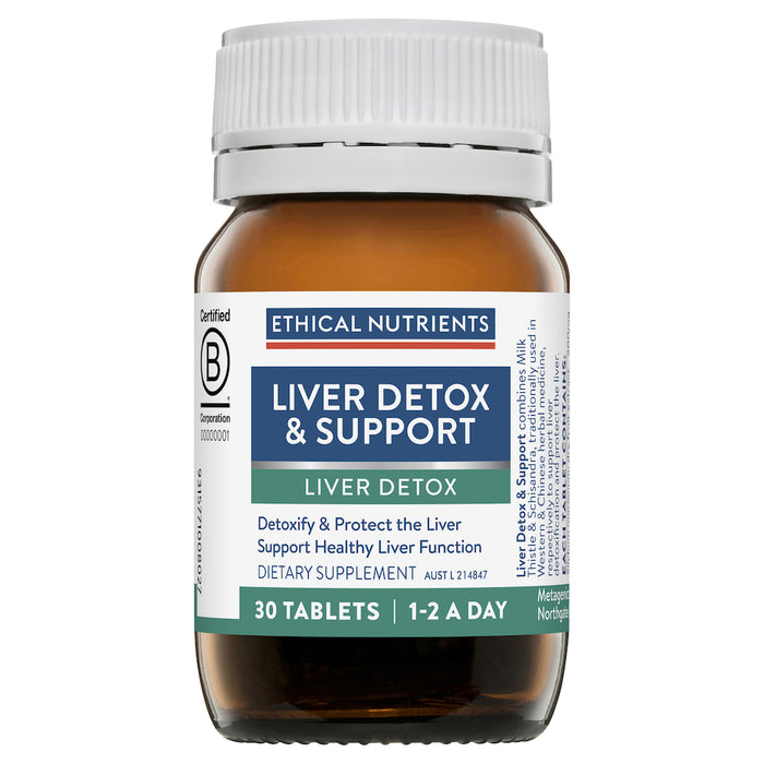 Ethical Nutrients Liver Detox & Support 30 Tablets