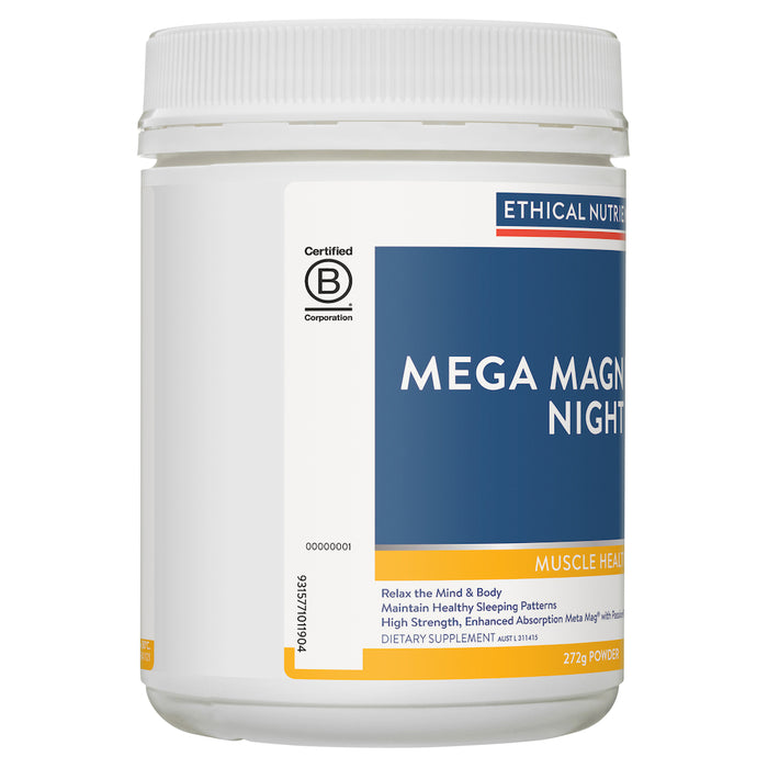 Ethical Nutrients Mega Magnesium Night Powder 272g