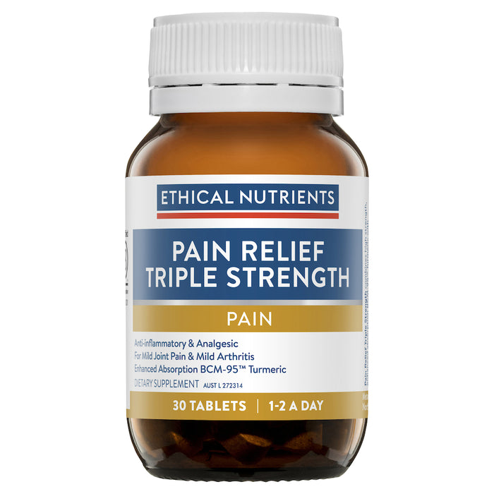 Ethical Nutrients Pain Relief Triple Strength 30 Tablets