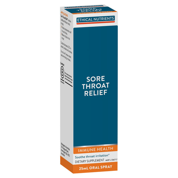 Ethical Nutrients Sore Throat Relief 25ml