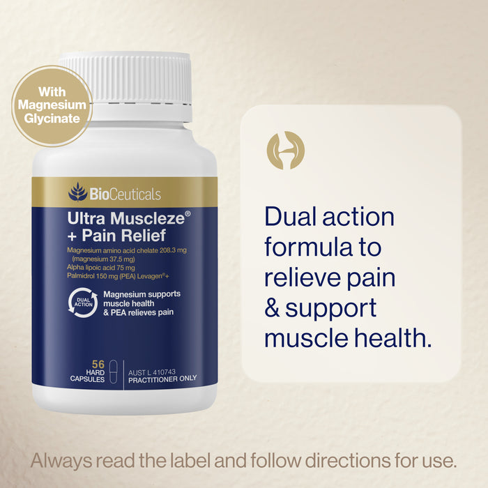 Bioceuticals Ultra Muscleze + Pain Relief 56 Tablets