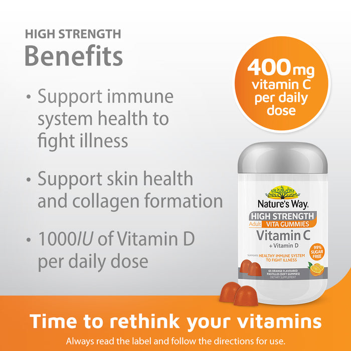 NW VIT C HIGH STRENGTH S/FREE GUMMIES 65.