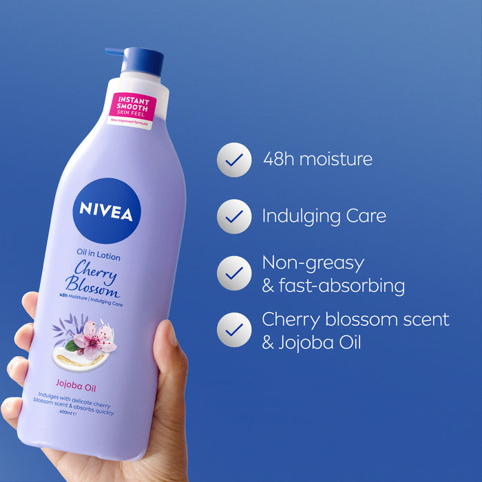 Nivea Oil in Lotion Cherry Blossom 400ml