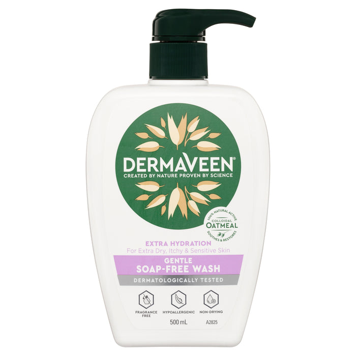 Dermaveen Extra Gentle Wash Soap Free 500ml.