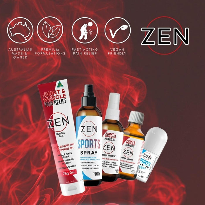 Zen Therapeutics Sports Roll On (Therapeutic Massage Liniment) 75ml