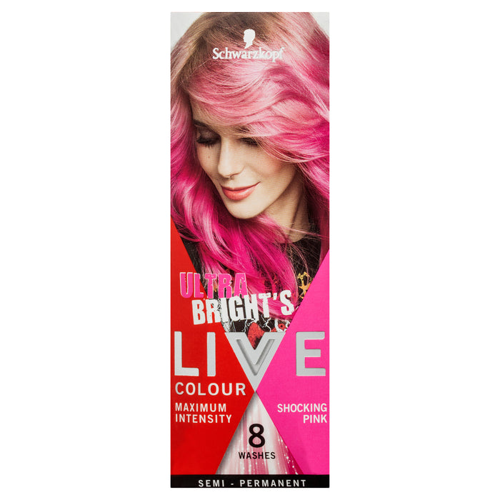 Schwarzkopf Live Colour Ultra Brights Shocking Pink Hair Colour