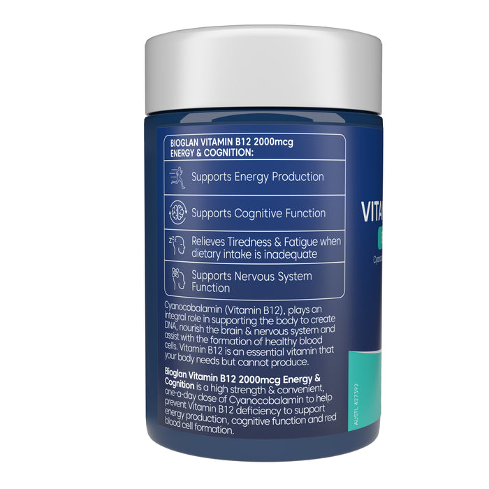 Bioglan Vitamin B12 2000mcg Energy & Cognition 90s