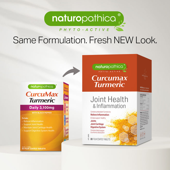 Naturopathica Curcumax Daily 3100mg 80 Tablets.