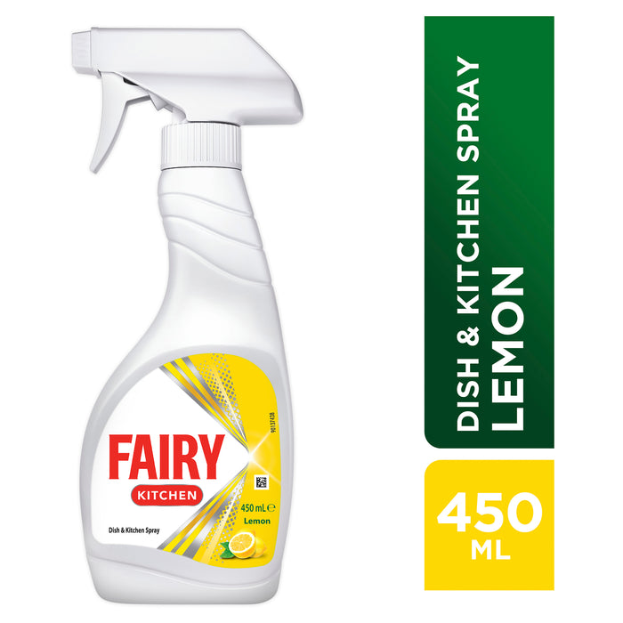 Fairy Lemon Dish & Kitchen Spray 450ml