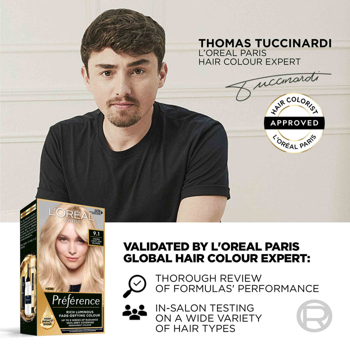 L'Oreal Preference 10.1 Very Very Light Ash Blonde