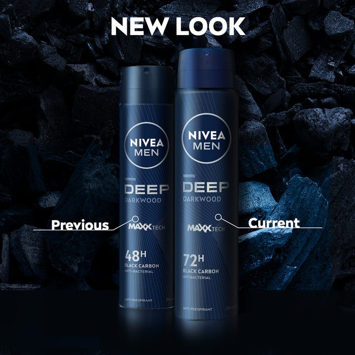 Nivea Deodorant Spray Deep Dark Wood 250ml