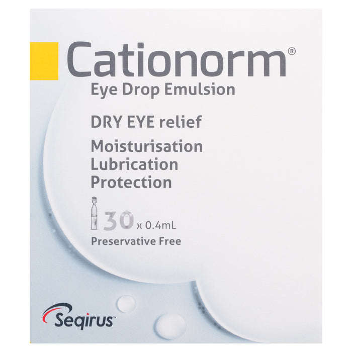 Cationorm Prefilled Single Dose 30x4ml