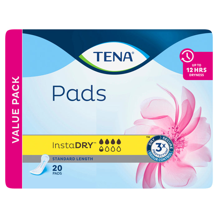 TENA Pads Instadry Standard 20 Pack