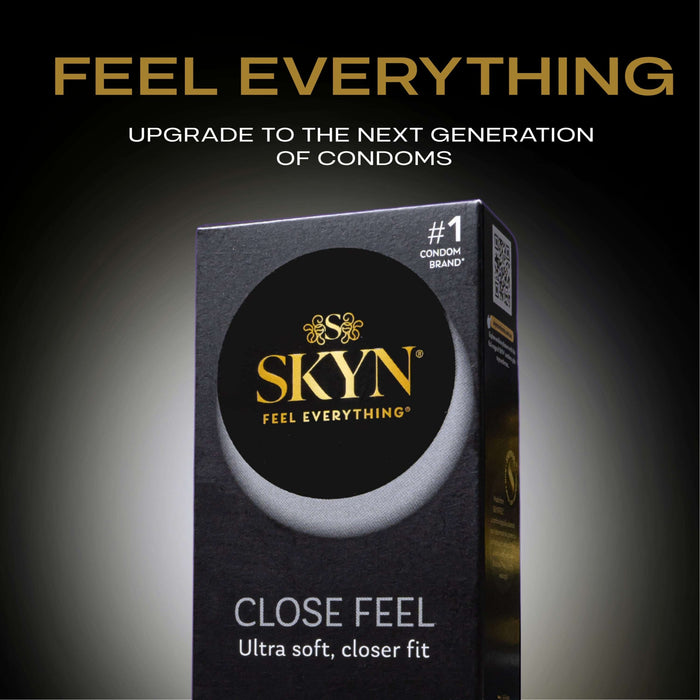 Ansell Lifestyles Condoms Skyn Close Feel Ultra Soft Latex Free 10 Pack.