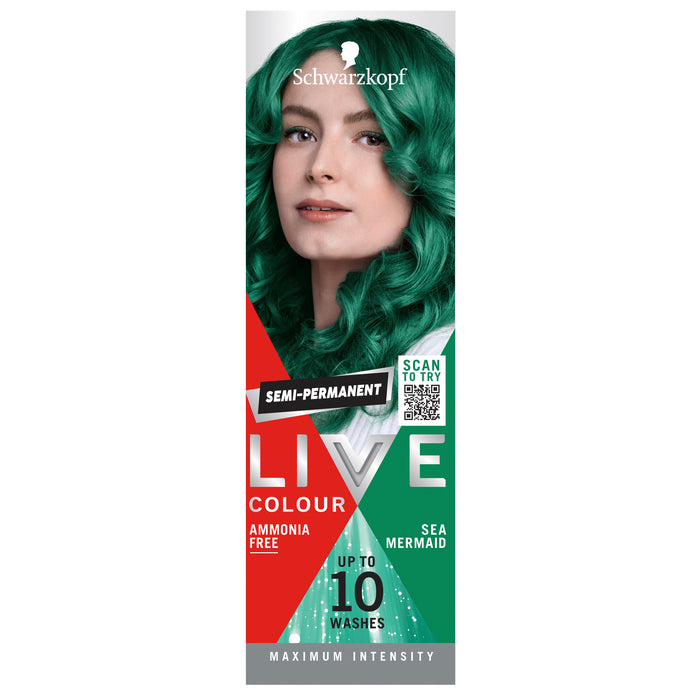 Schwarzkopf LIVE Colour Ultra Brights Sea Mermaid 75ml.