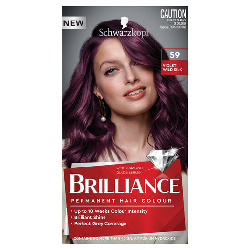 Schwarzkopf Brilliance 59 Violet Wild Silk.