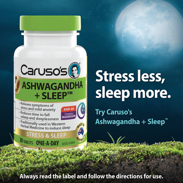 Caruso's Ashwagandha + Sleep Tablets 30