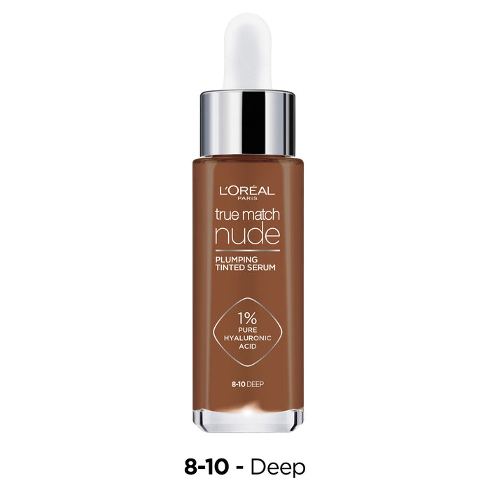 L'Oreal True Match Nude Plumping Tinted Serum 8-10 Deep
