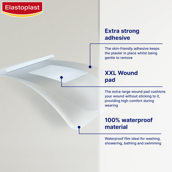 Elastoplast 48628 Aqua Protect 8x10cm 5 Dressings