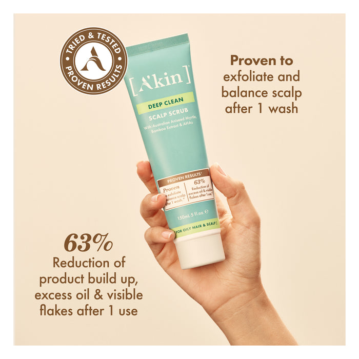 A'kin Deep Clean Scalp Scrub 150ml.