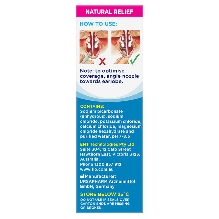 Flo Saline Plus Nasal Spray 30ml.