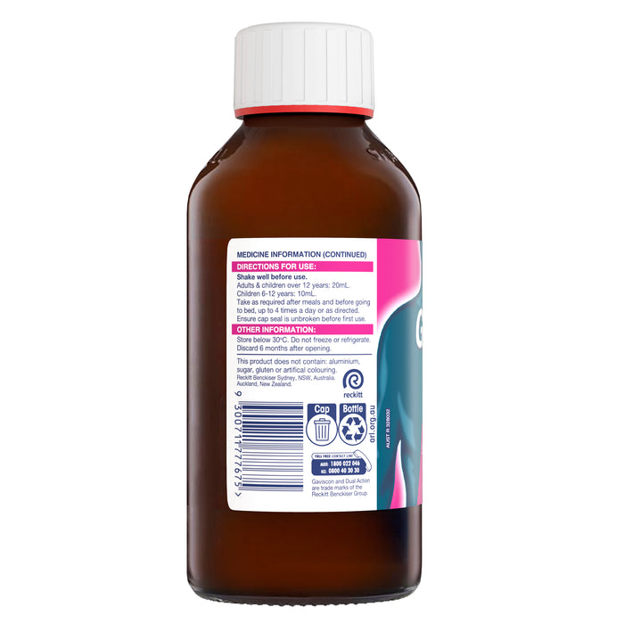 Gaviscon Dual Action Mixed Berry 500ml