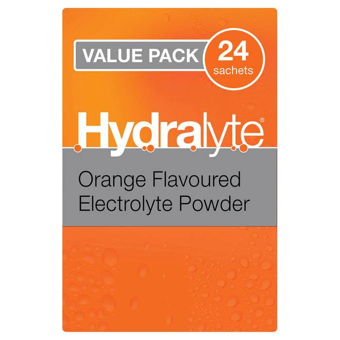 Hydralyte Sachets Orange 4.9g x 24