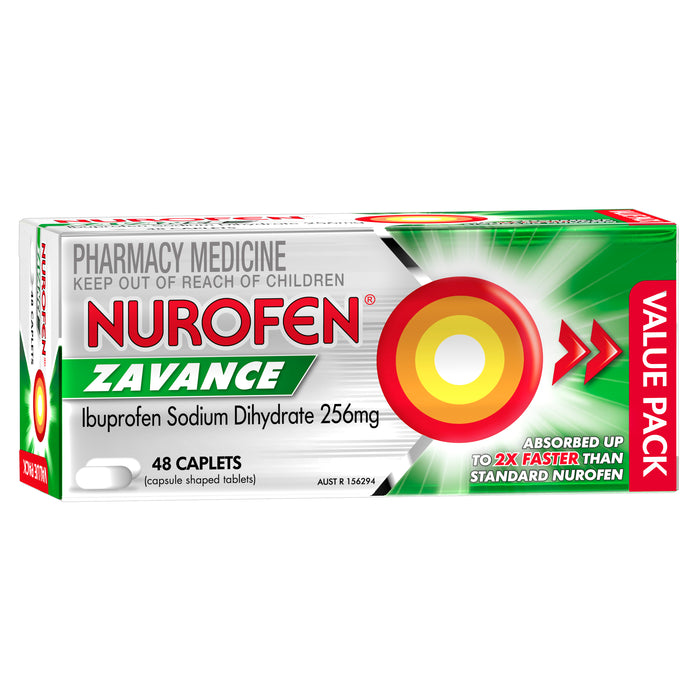 Nurofen Zavance Caplets 48.