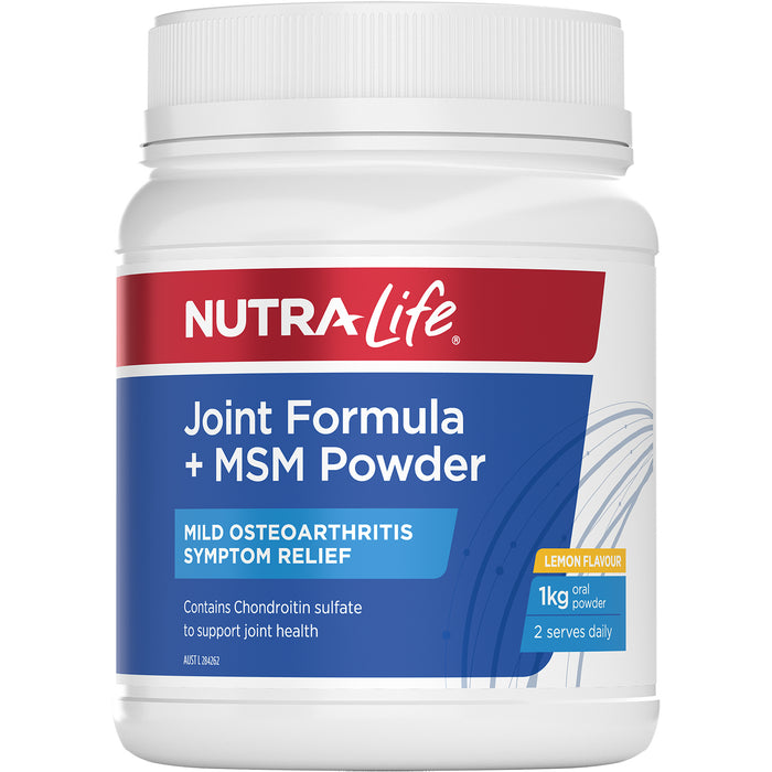 Nutra-Life Joint Food + Msm (Lemon Flavoured) 1kg.
