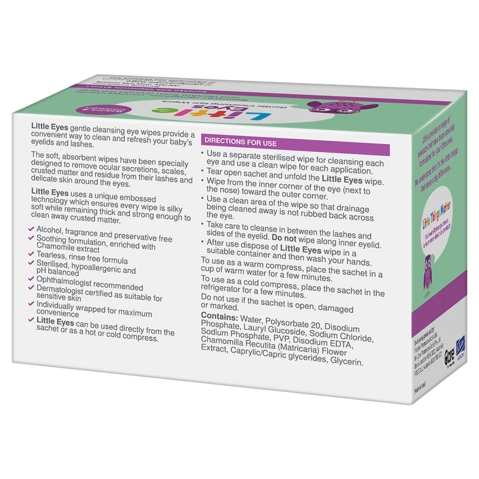 Little Eyes Cleansing Wipes 30.
