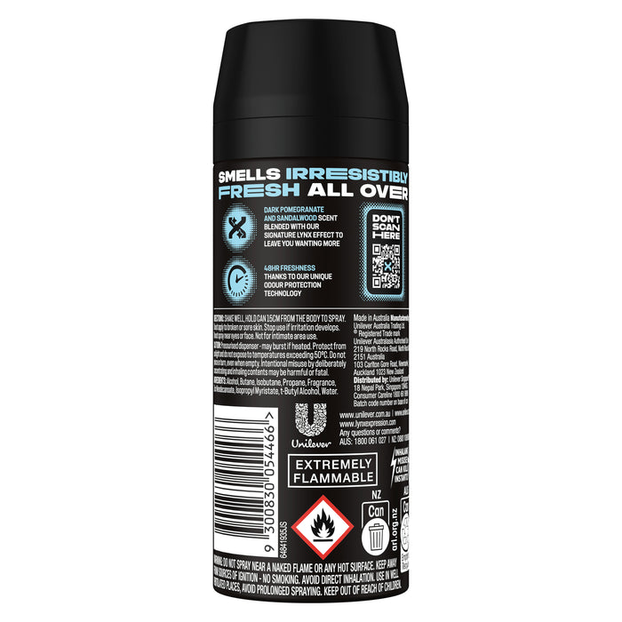 Lynx Deodorant Aerosol Anarchy For Him 165 ML.