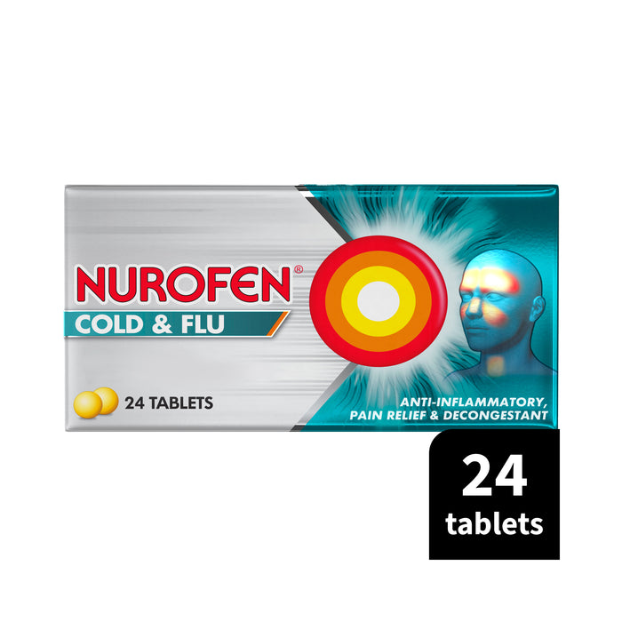Nurofen Cold & Flu PE Tablets 24.