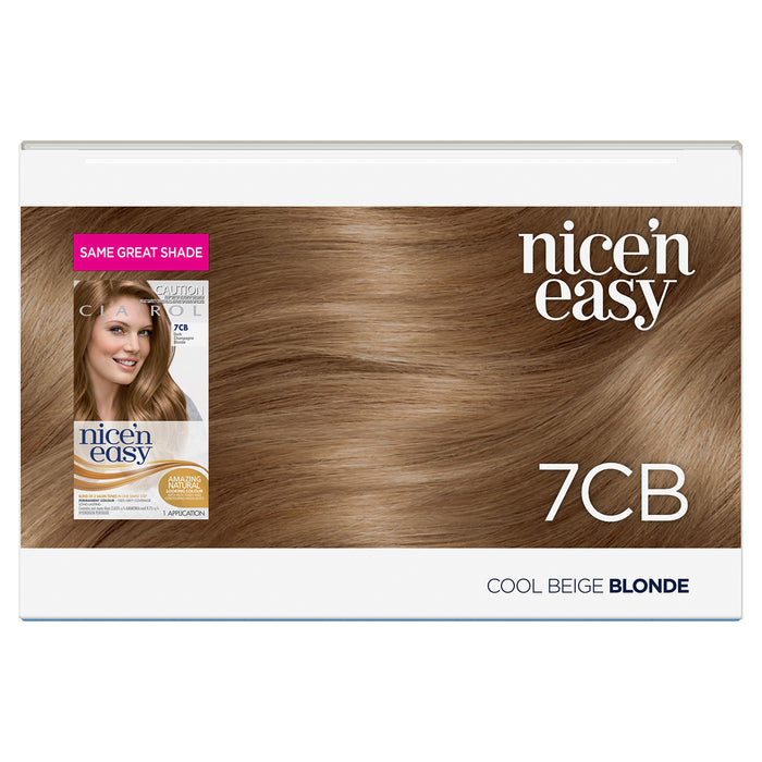 Clairol Nice N Easy 7CB Dark Champagne Blonde.