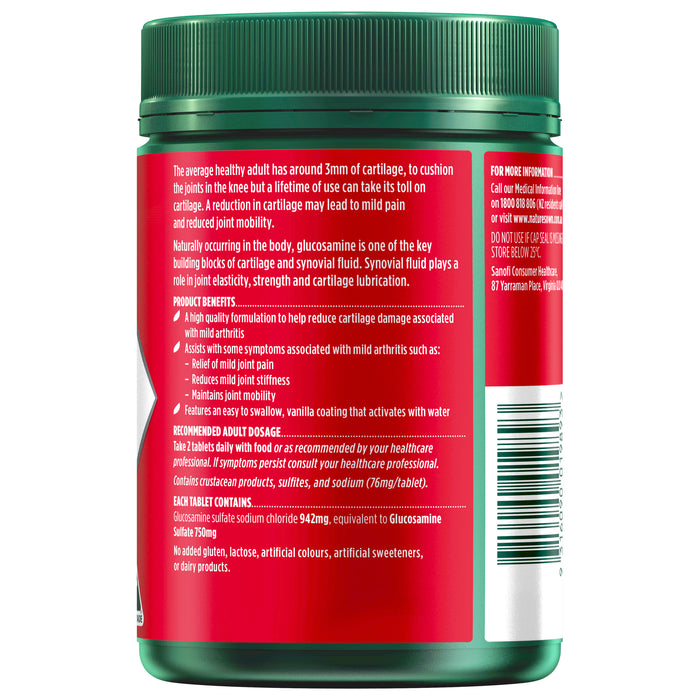 Nature's Own Glucosamine Sulfate 400 Tablets.