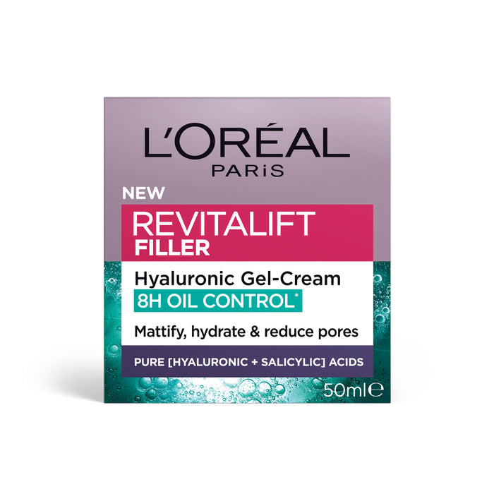 L'Oreal Revitalift Filler Hyaluronic Oil Control Gel-cream 50ml