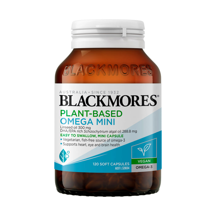 Blackmores Pant Based Omega Mini 120 Capsules