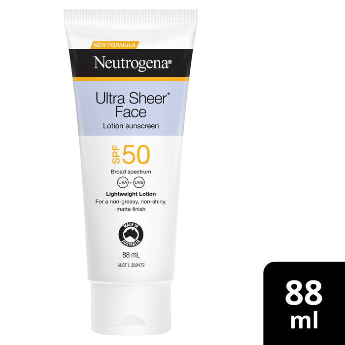 Neutrogena Ultra Sheer Face Lotion SPF50+ 88ml.