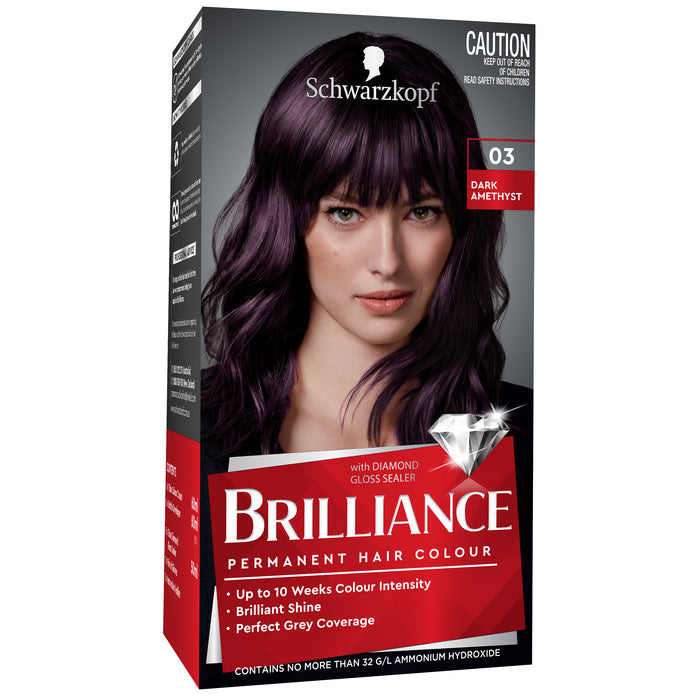 Schwarzkopf Brilliance 03 Dark Amethyst.