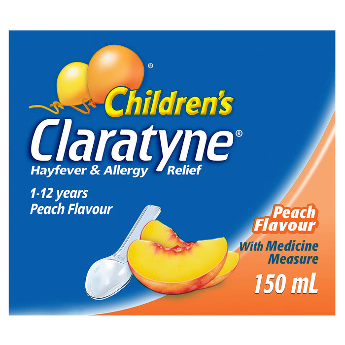 Claratyne Syrup Peach 150ml