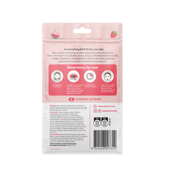 Skin Control Hydrating Lip Mask 6 Pack