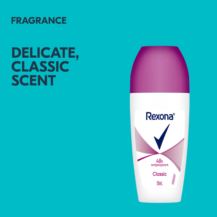 Rexona Roll On Deodorant Classic 48 Hour 50ml.