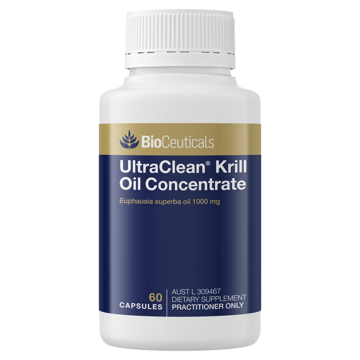 Bioceuticals Ultraclean Krill Oil Concentrate 60 Soft Capsules